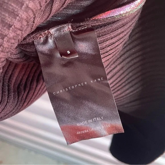 CHRISTOPHER KANE Multicolor Foil Cardigan - Picture 7 of 8